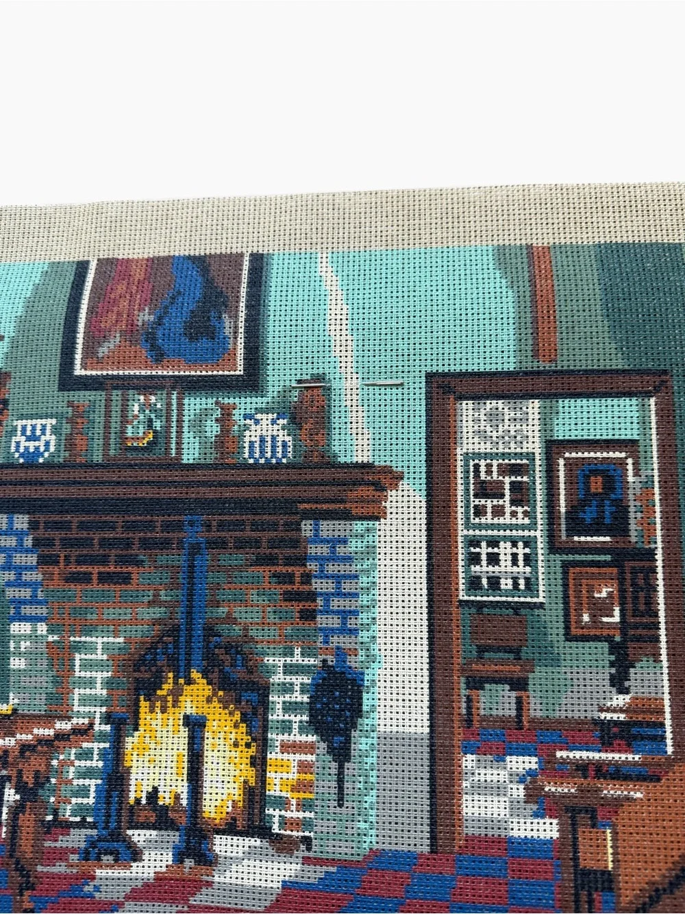 Vintage German Gobelin Tapestry Needlepoint Kit